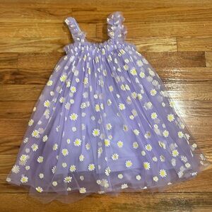 Lola and the Boys purple daisy tulle dress.